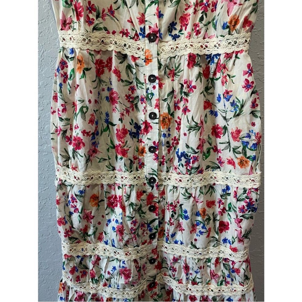 Good as new 🥰 Peony Floral XXS 🌼LANI MIDI DRESS Lovers and Friends - Picture 5 of 13